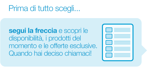 Scegli i prodotti da acquistare Scegli i prodotti da acquistare